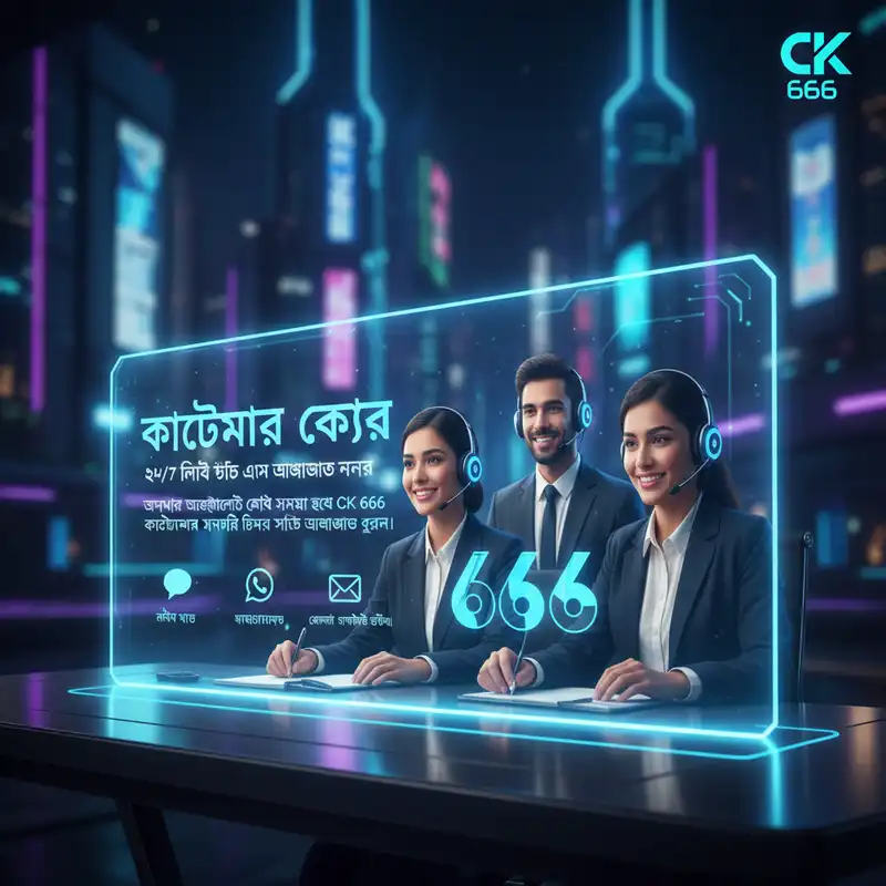 CK 666 কাস্টমার সাপোর্ট এবং যোগাযোগ মাধ্যম